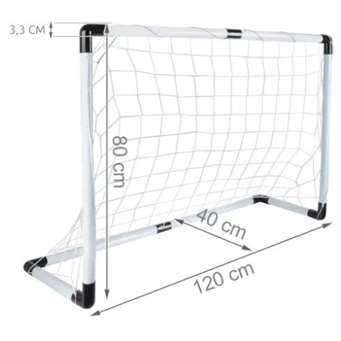 Soccer goal + ball + pump 23459