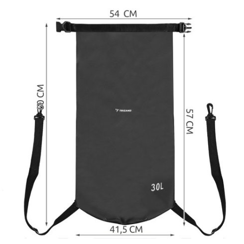 Waterproof bag 30L black 23568