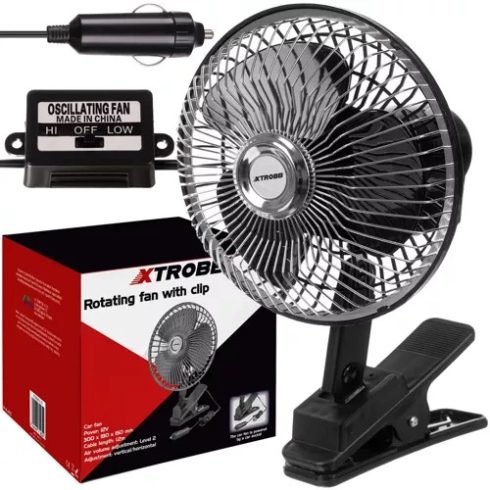 Xtrobb 23194 forgóventilátor csipesszel