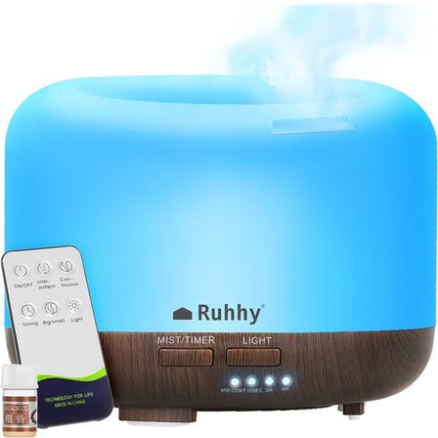 Aroma diffúzor - LED párásító távirányítóval N23511