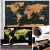 World map - scratch card with flags + accessories 23442