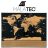 World map - scratch card with flags + accessories 23442