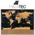 World map - scratch card with flags + accessories 23442