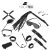 Erotic accessories - set - black 23431