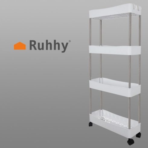 Kitchen/bathroom shelf on wheels Ruhhy 24291