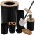 Bathroom accessories set - black Ruhhy24636