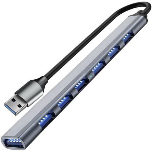 Izoxis 24374 USB HUB - 1 port 3.2 + 6 port 2.0