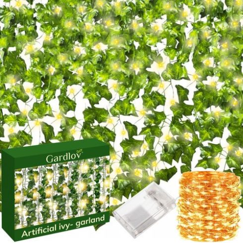 Műborostyán + LED Gardlov 24538