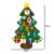Felt Christmas tree with ornaments 24856