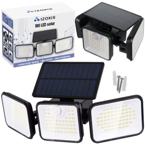 Izoxis 24889 napelemes lámpa 180 LED-del