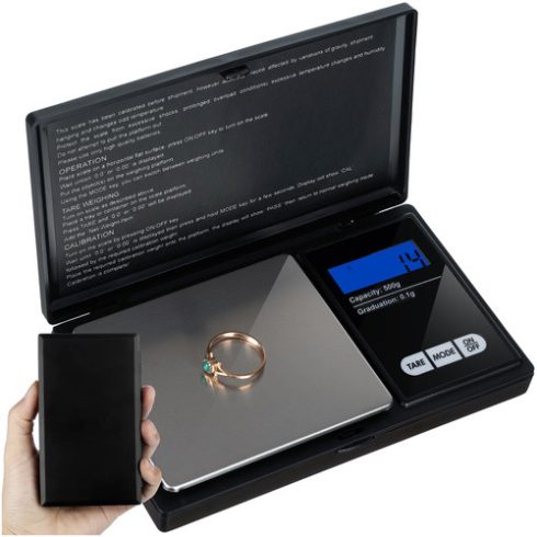 Zsebmérleg 500 x 0,1 g füllel 23573