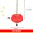 Garden swing round plastic 23554