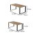 Bamboo kitchen shelf - 2 pcs Ruhhy 25661