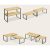 Bamboo kitchen shelf - 2 pcs Ruhhy 25661