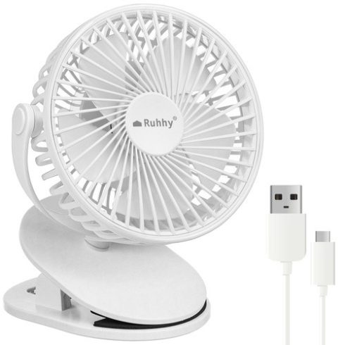 Akkus ventilátor fehér Ruhhy 25566