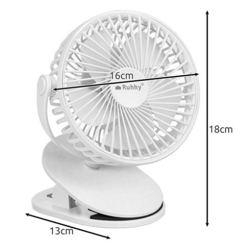 Cordless fan white Ruhhy 25566