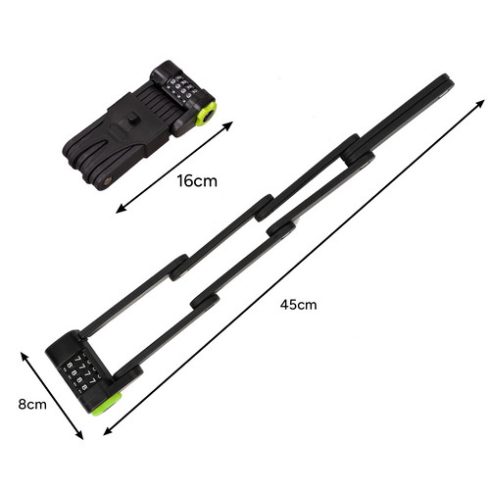 Trizand 25733 Folding Bike Lock