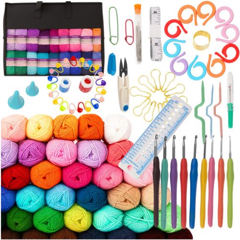 Crochet set 113pcs Maaleo 25885