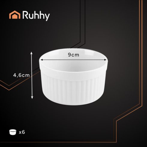 Ramekin - ovenproof dish 6 pcs. Ruhhy 25705