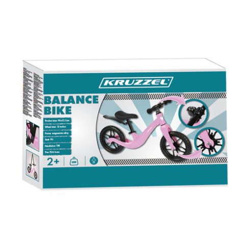 Balance bike rózsaszín Kruzzel 25768