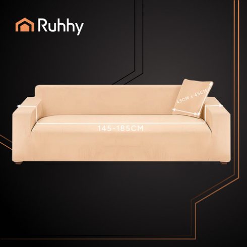 Ruhhy 26031 beige sofa cover 145-185cm