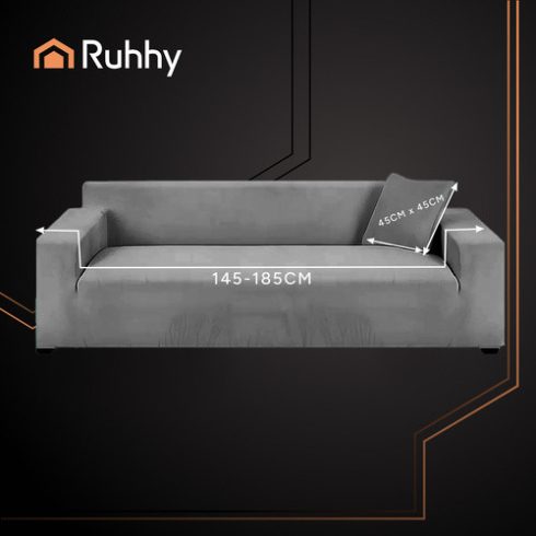 Sofa cover 145-185cm dark gray Ruhhy 26037