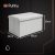 Gray velvet pouf 60x30x30 cm Ruhhy 25994