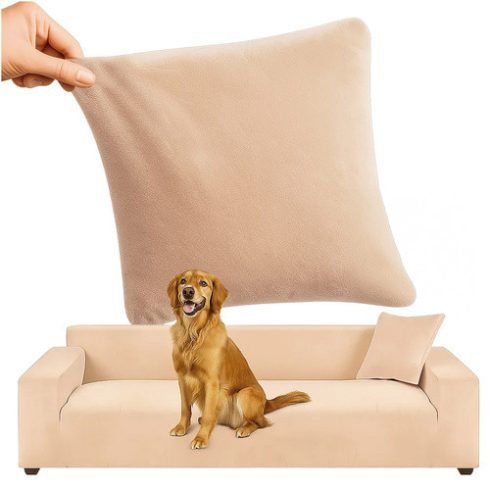 Ruhhy 26184 beige sofa cover 190-230cm