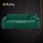 Sofa cover 190-230cm dark green Ruhhy 26183