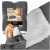 Double-sided blanket 150x200cm dark gray Ruhhy 26292