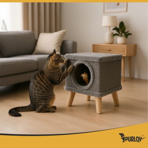Cat house with bed Purlov 26215