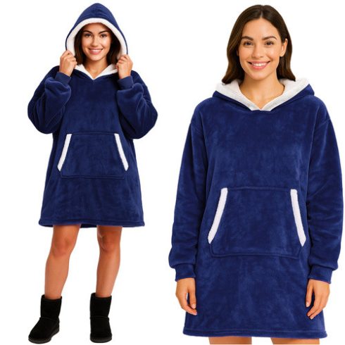 XXL sweatshirt - navy blue blanket Ruhhy 26147