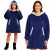 XXL sweatshirt - navy blue blanket Ruhhy 26147