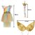 3-piece unicorn costume 122-128cm Kruzzel 26675
