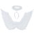 Angel wings 2 pieces 70 x 45 cm Ruhhy 26481