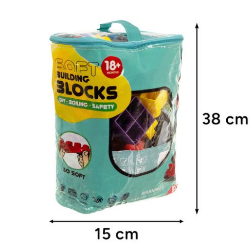 Rubber blocks - sensory 80 pcs. 26575