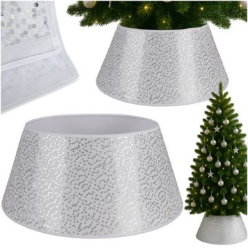Christmas tree cover 60x22cm silver Ruhhy 25361