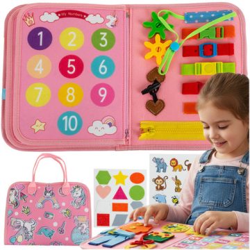 Manipulative book - pink Kruzzel 26880