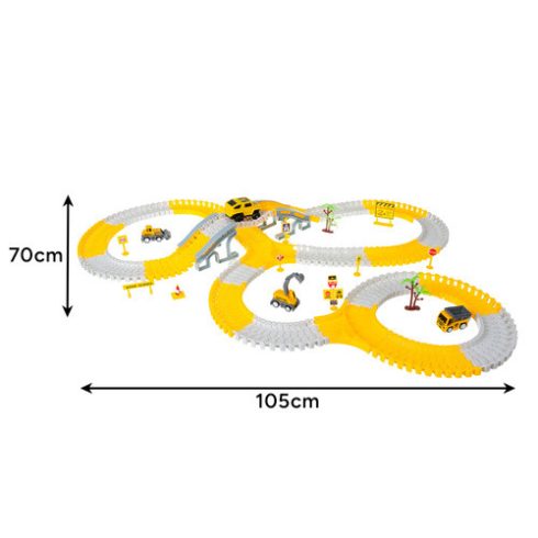 Car track with cars 26539