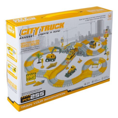 Car track with cars 26539