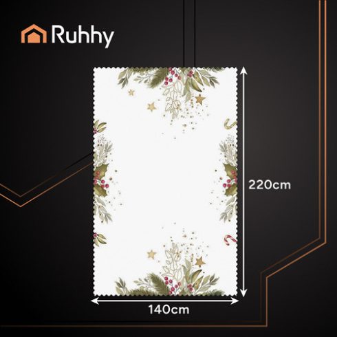 Christmas tablecloth 220x140cm Ruhhy 26378