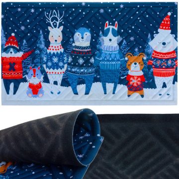 Christmas doormat 75x45cm Ruhhy 26636