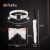 3-piece cat/fox costume, white, Ruhhy 26584