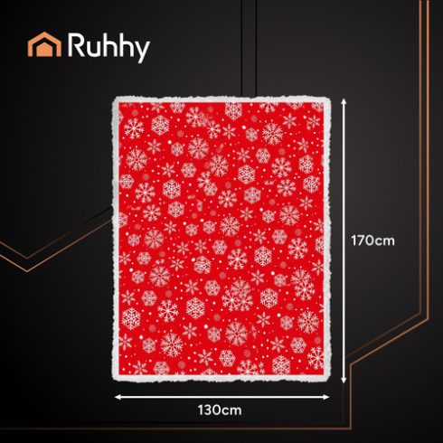 Flannel Christmas Blanket 1.3x1.7m Ruhhy 26611