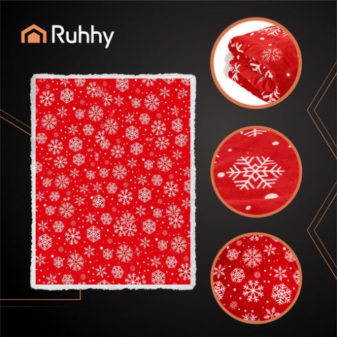 Flannel Christmas Blanket 1.3x1.7m Ruhhy 26611