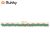 Snow-covered Christmas tree garland 2.7m HQ Ruhhy 26244