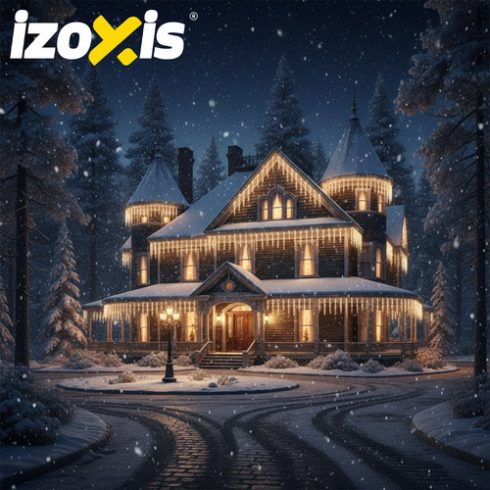Outdoor lights 500LED 22.5m warm white Izoxis 23223