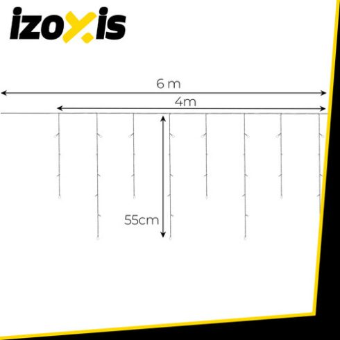 Outdoor lights 100LED 4m Izoxis 26858