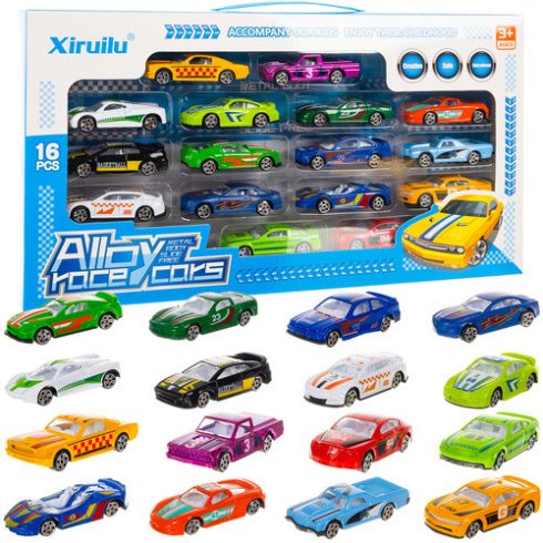Colorful cars/springs 1:64 - 16 pcs. 26319