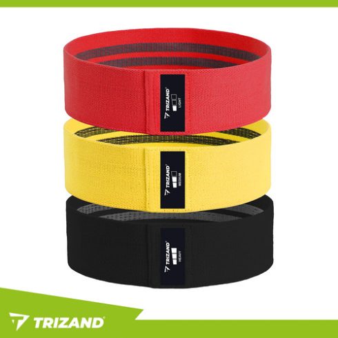 Set of exercise rubber mats - 3 pcs Trizand 25878